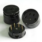 Разъем для плиты 32А 380В 3P+PE (ОУ) карболитовый черный (SBE-IS1-380-C)